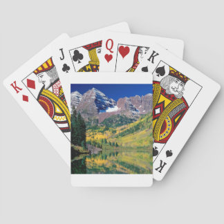 Parkera den rödbruna Klockor White River skogen Spelkort