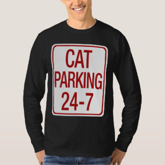 Parkera för katt t-shirt