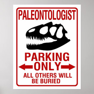 PARKERA FÖR PALEO POSTER