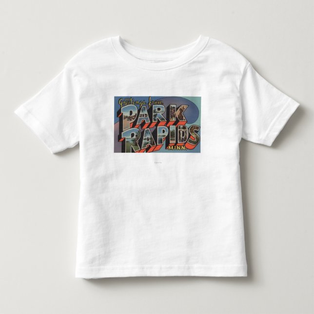 Parkera forar, Minnesota - stora brevplatser Tee Shirt (Framsida)