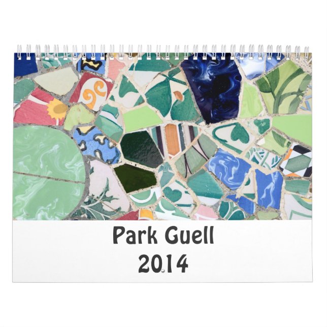 Parkera Guell 2014 Kalender (Omslag)