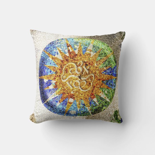 Parkera Guell mosaik kudder Kudde (Framsida)