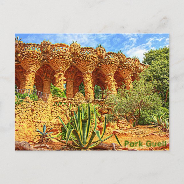 Parkera Guell Vykort (Framsida)