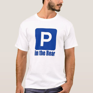 Parkera i baksidaen tee shirt