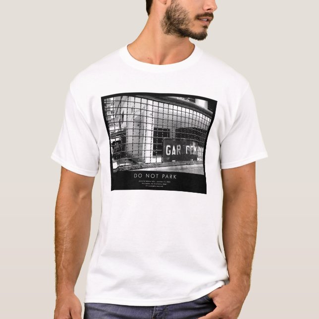 PARKERA INTE t-skjortan Tee Shirt (Framsida)