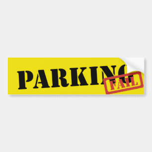 Parkera kuggning bildekal