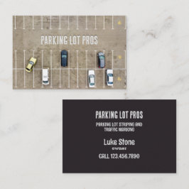 Parkera partitrering visitkort