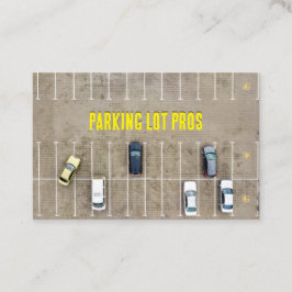 Parkera partitrering visitkort