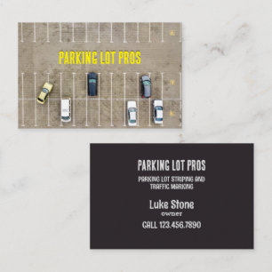 Parkera partitrering visitkort
