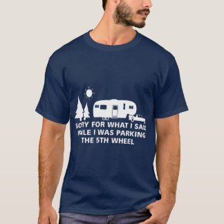 Parkera rörets 5:e hjulcamping-RV-gåva T Shirt