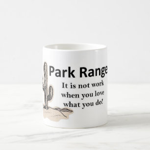 Parkera skogsvaktaren kaffemugg