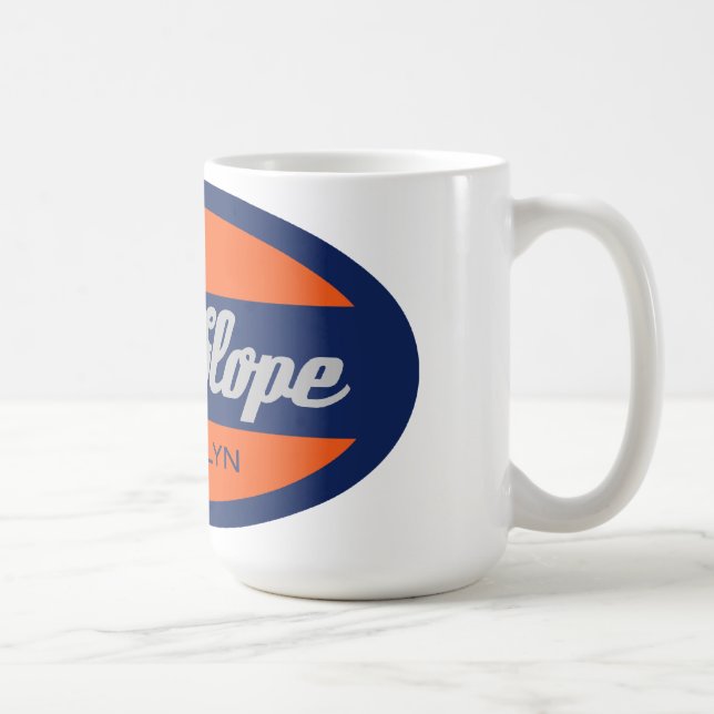 Parkera sluttar kaffemugg (Höger)