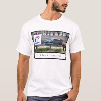 Parkera tar av planet surrealistiskt tee shirt