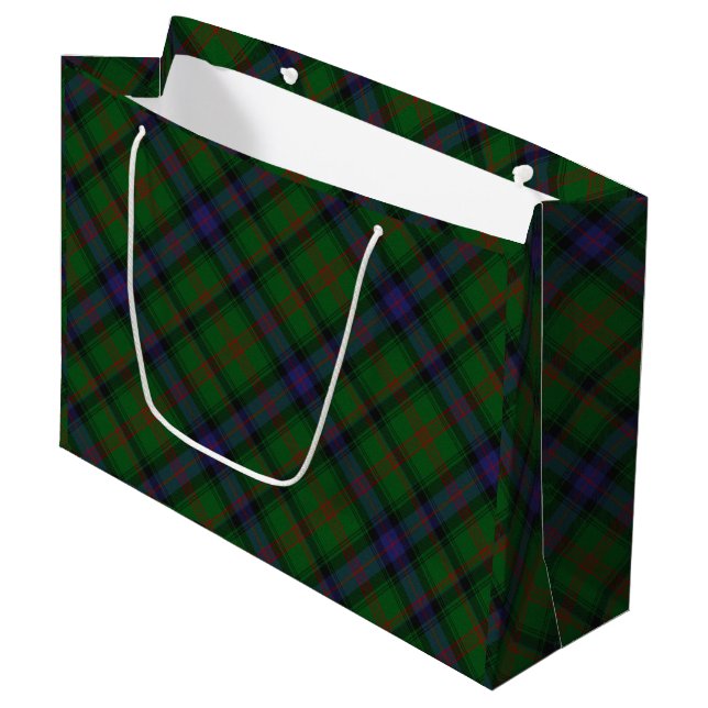 Parkera tartan grönt blue plaid (Framsidan Vinklad)