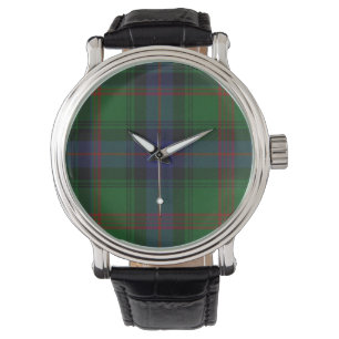 Parkera tartan grönt blue plaid armbandsur