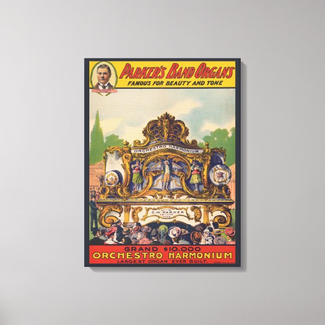 Parkerbågar, Berömd för skönhet och ton Canvastryck (Framsida)