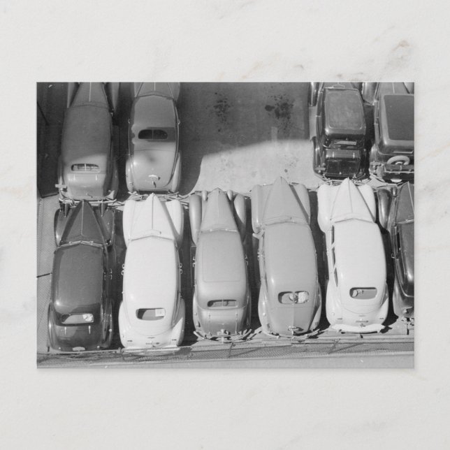 Parkering, 1940 vykort (Framsida)
