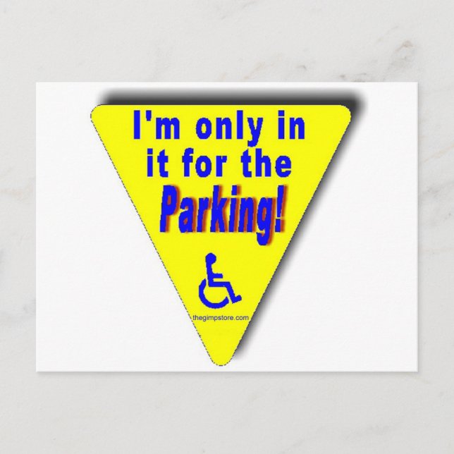 parkering vykort (Framsida)