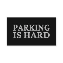 Parkeringen är svår - felaktig parsning