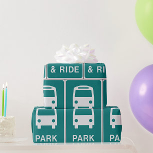 Parkerings- och fälgtecken presentpapper