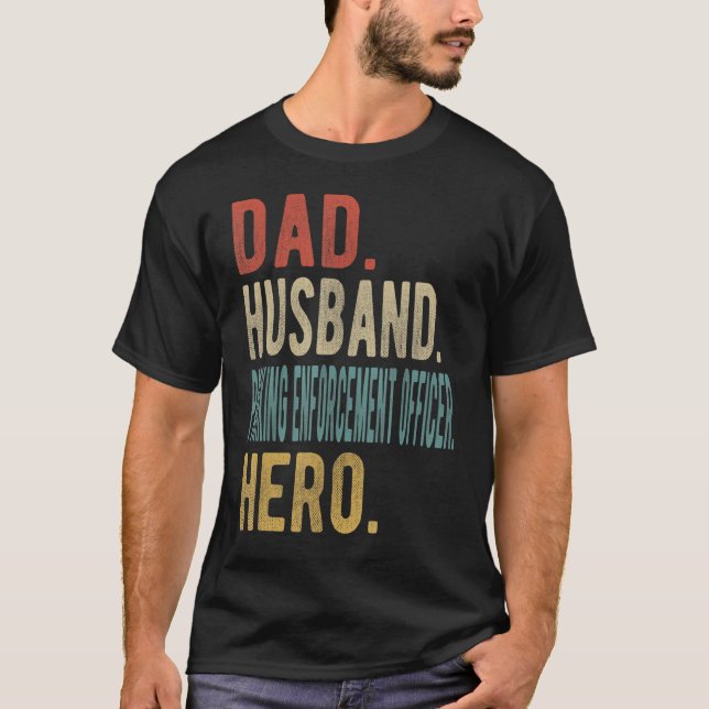 Parkeringsansvarig för manar Pappa Make Hero T Shirt (Framsida)