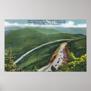 Parkeringsplats minnes- Hwy, Esther Mt Poster