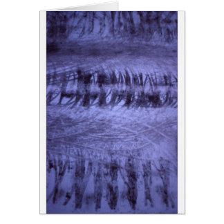 Parkeringsplatsmönster efter snö hälsningskort