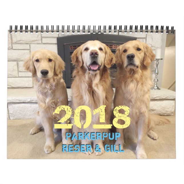 ParkerPup kalender 2018 (Omslag)