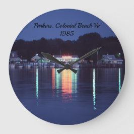 Parker's, Colonial Beach Virginia,  Stor Klocka