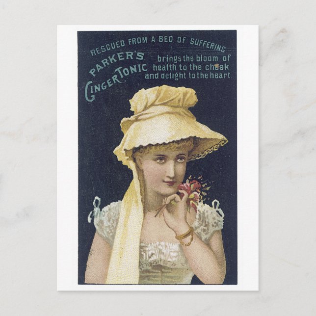 Parkers Ginger Tonic Vykort (Framsida)