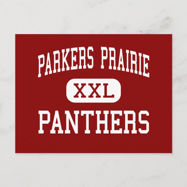 Parkers Prairie - Panthers - Parkers Prairie Vykort (Framsida)