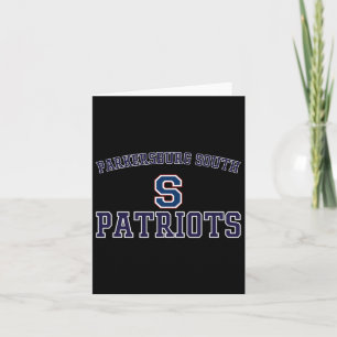 Parkersburg South Patriots Logotyp Varsity Hs Kort
