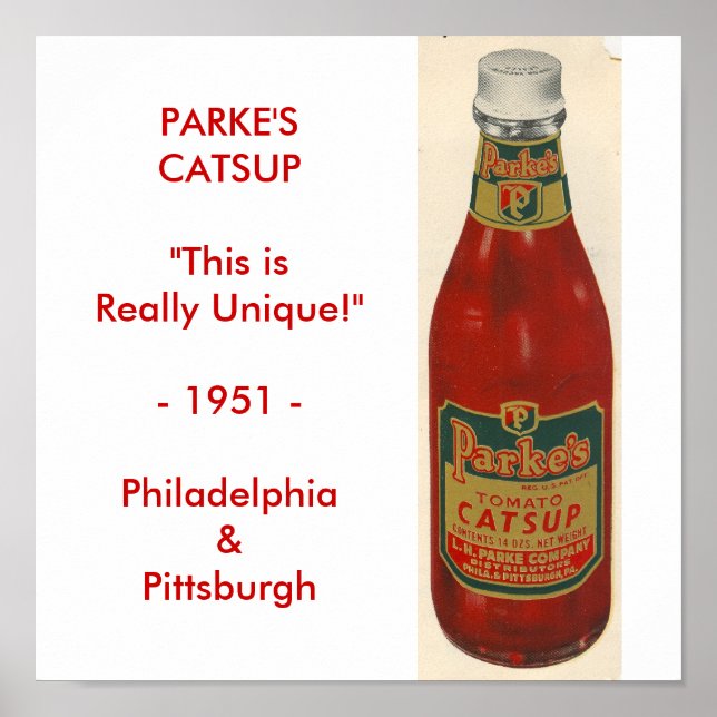 Parke's Catsup Poster (Framsidan)