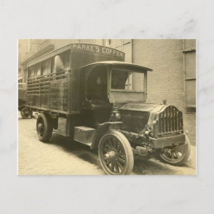 Parke's Coffee Lastbil - 1920 Vykort