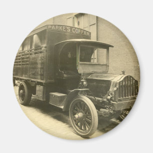 Parkes kaffelastbil magnet