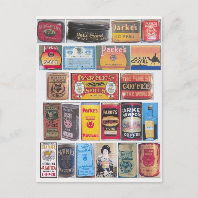 Parke's Products Vykort (Framsida)