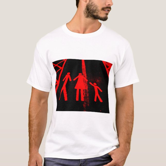 Parking Lot Abduction in Red and Black T Shirt (Framsida)
