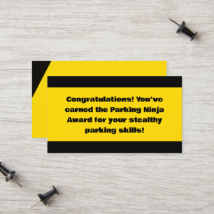 Parking Ninja Award