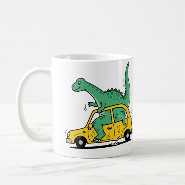 Parking Saurus Kaffemugg (Vänster)