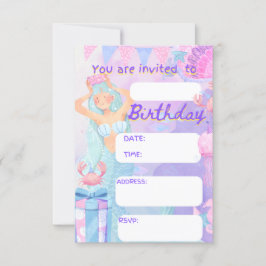 Parkininbjudan till födelsedagstävling inbjudningar