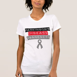 Parkinsons band för sjukdommedvetenhet t shirt