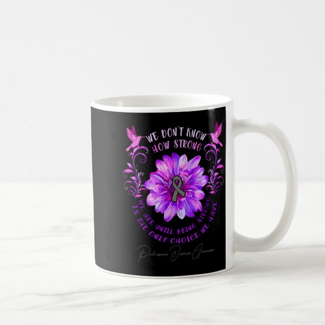 Parkinsons Disease Awareness Flower We Dont Know  Kaffemugg (Höger)