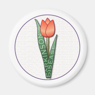 Parkinsons hjälp Hitta en Cure Tulip Magnet