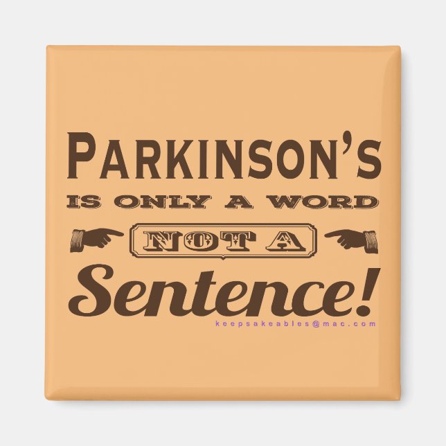 Parkinsons Inte en senensbrunt magnet (Framsidan)