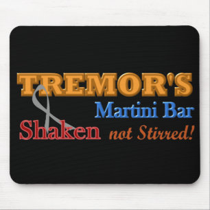 Parkinsons jordskalv Martini pub skakad design Musmatta