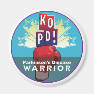 Parkinsons KO Warrior Magnet