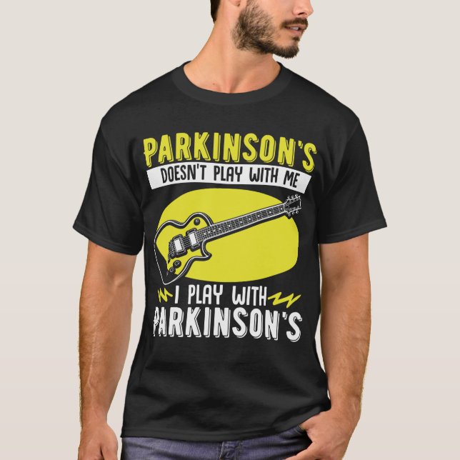 Parkinsons leker inte med mig PD-medvetande T Shirt (Framsida)