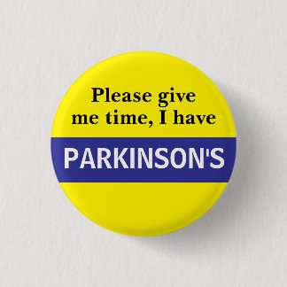 Parkinsons medvetandesymbol knapp