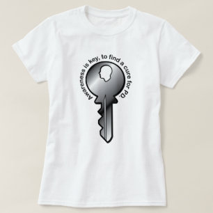 Parkinsons medvetenhet är Nyckel T Shirt