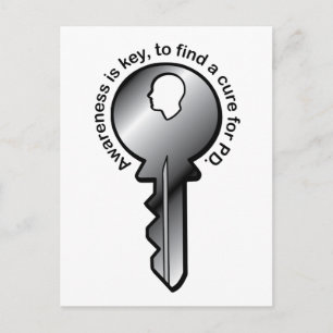 Parkinsons medvetenhet är Nyckel Vykort